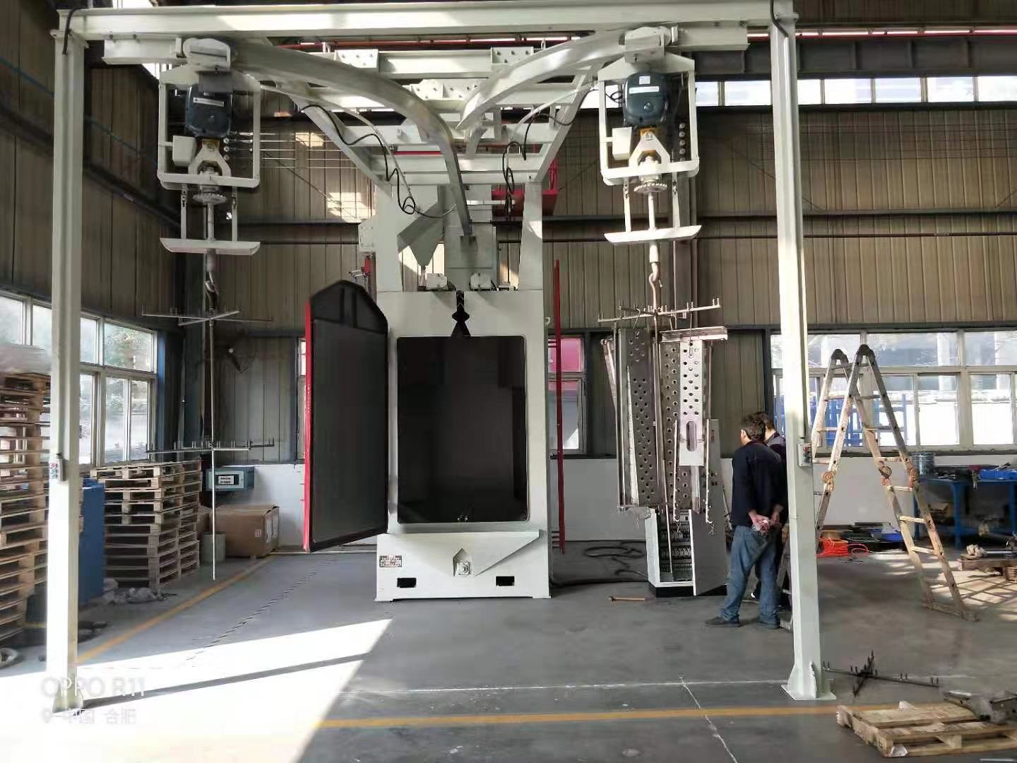 江蘇拋丸機除銹設備 湖南吊鉤式拋丸機-長沙Q3710掛鉤式拋丸除銹設備